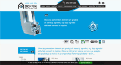 Desktop Screenshot of okna-dornik.si